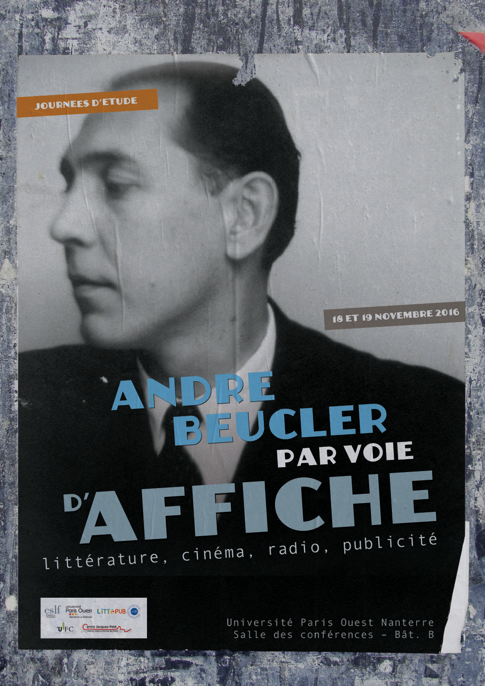 André Beucler par voie d'affiche - Abel Poucet